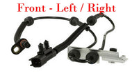 4 ABS Wheel Speed Sensor & Upgrade Connector Front Rear L/R Fits Chrysler Dodge