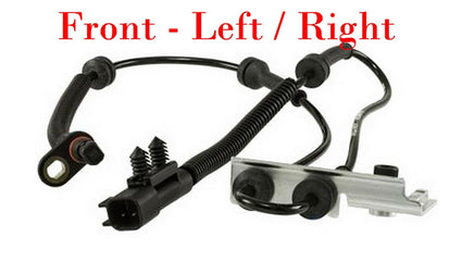 4 ABS Wheel Speed Sensor & Upgrade Connector Front Rear L/R Fits Chrysler Dodge