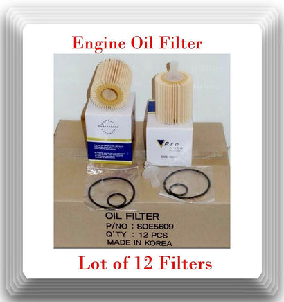 LOT OF 12 ENGINE OIL FILTER CH10158 04152-YZZA2 Fits LEXUS & TOYOTA