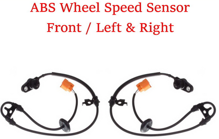 2x ABS Wheel Speed Sensor & Connector Front L/R Fits MDX 01-06 Pilot 03-08