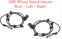 4 X ABS Wheel Speed Sensor & Connectors  Front-Rear L/R Fits:Sequoia 2001-2007