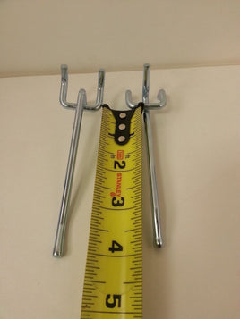 1000 Pieces 4" Heavy Duty Peg Board Hooks Shelf Hanger Kit 4" x 1/4"