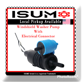 Windshield Washer Pump W/Connector Front Fits:OEM#1K6955651 Volkswagen 1990-2021