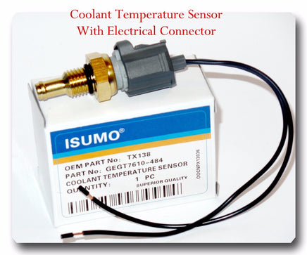Engine Coolant Temperature Sensor W/ Electrical Connector For Ford Mazda Mercury