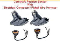 Set of 2 Pcs Camshaft Position Sensor W/ Connector Fits:Chrysler Dodge Mercedes 