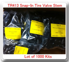 1000 VALVE SNAP-IN TUBELESS TIRE VALVE STEMS TR413 SNAP IN (V-PRO BRAND)