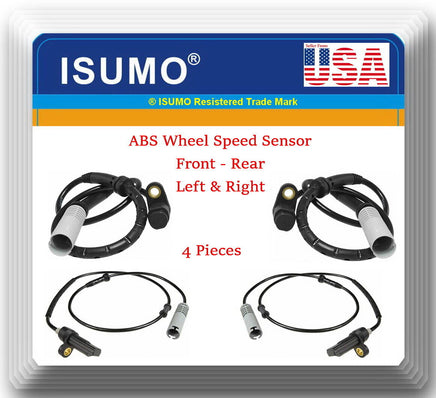 4 ABS Wheel Speed Sensor Front & Rear Left Right For BMW 740I 740IL 750IL 95-98