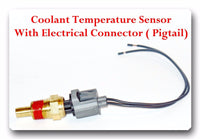 TX81 Coolant Temperature Sensor W/ Connector For Chrysler Dodge Eagle Jeep