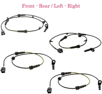 4 X ABS Wheel Speed Sensor Front-Rear / Left Right Fits Nissan Murano 2015-2024