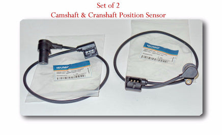 Set 2 Camshaft & Crankshaft Position Sensor For 530I 540I 740I 740IL 840CI