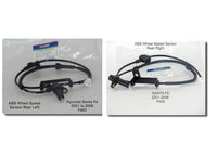 2 ABS Wheel Speed Sensor Rear Right & Left  Fits Hyundai Santa Fe 2001 2006 FWD