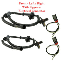 2 x ABS Wheel Speed Sensor & Upgrade Connectors Front L /R Fits: RAM1500 4WD