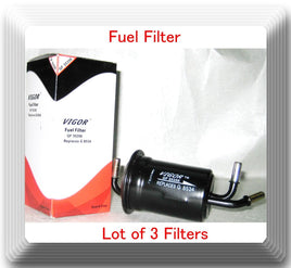 Lot of 3 F55356 Fuel Filter Fits: KIA Sephia 1998-2001 Spectra 2000-2004 L4 1.8L