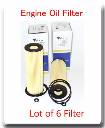 Lot of 6 Engine Oil Filter Fits: Edge E150 Fusion Continental MKX 2.7  2015-2017