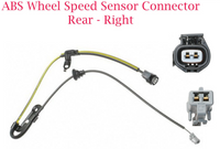 2xABS Wheel Speed Sensor W/ Wiring Harness Fits ES300 ES330 Avalon Camry Solara