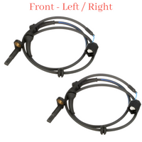 4x ABS Wheel Speed Sensor & Connector Front-Rear  L/R For Nissan Quest 2011-2017