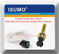 Water Temperature Sensor W/ Connector Fits: ATS ELR  Malibu Spark Spark EV Volt