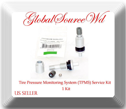 1 Service Pack Aluminum clamp-in style valve for TPMS EZ Sensor Fits:EZ33200