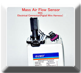 3 Blade MAS4528/2 Mass Air Flow Sensor w/Connector Fits:Buick Chevrolet Pontiac 