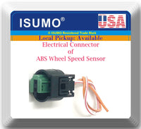 2 x ABS Wheel Speed Sensor W/ Connector Rear L/R Fits 525 535 540 640 650 M5 M6