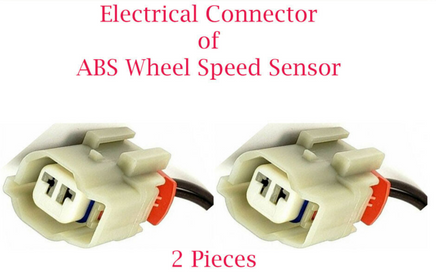 2x ABS Wheel Speed Sensor W/Connector Rear L/R Fit Town & Country Grand Caravan
