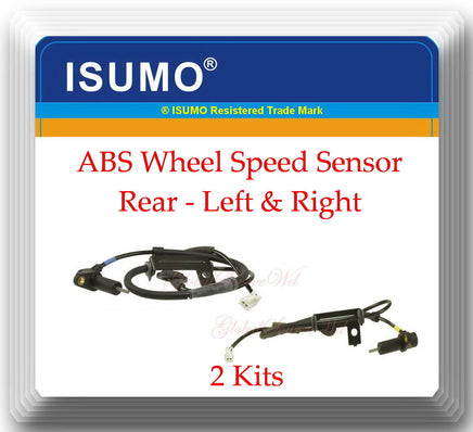 2 ABS Wheel Speed Sensor Rear Right & Left  Fits Hyundai Santa Fe 2001 2006 FWD