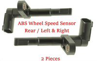 ABS Wheel Speed Sensor & Connector Rear L/R Fits:Lexus GS IS ISF LFA LS