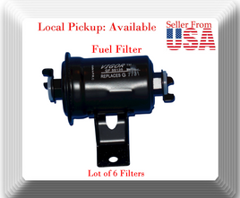 Lot of 6 x GF55135  Fuel Filter Fits: Toyota 4Runner , Pickup 1985-1995 L4 2.4L
