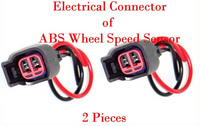 ABS Wheel Speed Sensor W/Connector Front L/R Fits Buick Chevrolet GMC Saturn