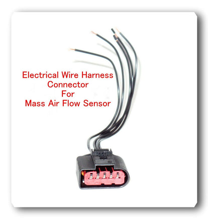 Connector of Mass Air Flow Sensor MAS0154 Fits:Beetle Cabrio Clasico Golf Jetta