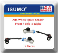 2 ABS Wheel Speed Sensor Front Left & Right For Captiva Equinox Torrent VUE XL7
