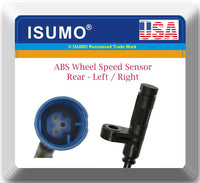 2 X ABS Wheel Speed Sensor Rear- Right / Left Fits: Mini Cooper 2002 2008
