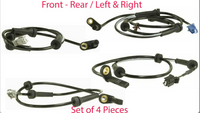 4 ABS Wheel Speed Sensor Rear/Front Left & Right for 2007-2012 Nissan Sentra