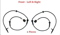 2x ABS Wheel Speed Sensor & Connector Front L/R Fits: JX35 2013 QX60 Pathfinder