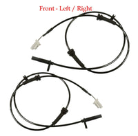 4x ABS Wheel Speed Sensor & Connectors Front-Rear L/R Fits Altima Maxima