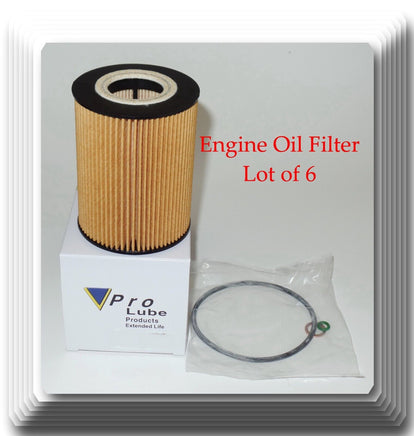 Lot of 6 Oil Filter CH10415 Fits:Volvo S60 S80 V60 V70 XC60 XC70 XC90 Rover LR2