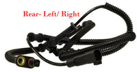 4 ABS Wheel Speed Sensor & Upgrade Connector Front Rear L/R Fits Chrysler Dodge