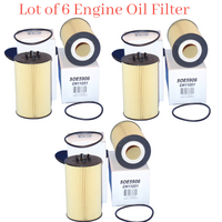 6x Oil Filter Fits Mercedes C63 AMG CL63 AMG CLK63 AMG CLS63 AMG CLS63 AMG S E63