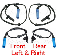 SET 4 ABS Wheel Speed Sensor Rear Left & Right Fits: BMW X5 2000-2003