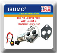 Idle Air Control Valve  w/Gasket & Connector Fits: OEM F75E9F715AA Ford Lincoln