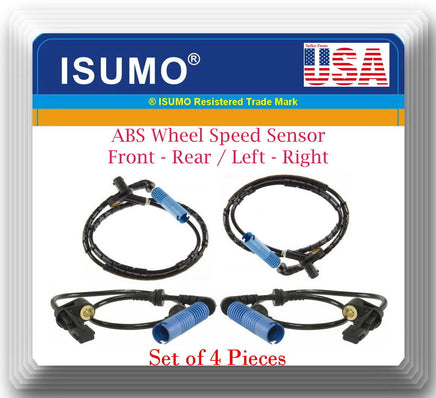 Set of 4 ABS Wheel Speed Sensor Rear Left & Right Fits: Z4 2003-2008