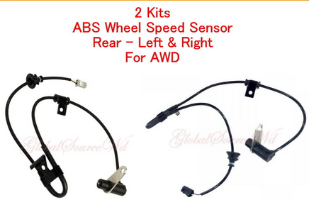 4 ABS Wheel Speed Sensor Front-Rear Left & Right Fits Lexus RX300 1999-2003 AWD