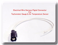 Pigtail 2 wire harness connector of Air Charge Temperature Sensor For Ford Mazda