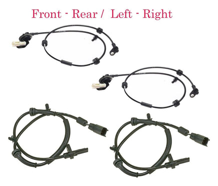 4 Kits ABS Wheel Speed Sensor Front - Rear  Left & Right Fits MAZDA 2 2011-2014