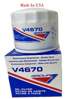 Oil Filter V4670 Made USA In Fits: DODGE CHRYSLER MITSUBISHI JEEP TOYOTA &