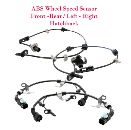 4 x ABS Wheel Speed Sensor Front left Right Fits Honda Civic 2017-2021 Hatchback