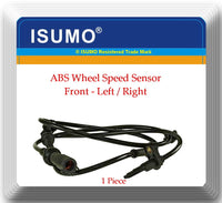 1 x ABS Wheel Speed Sensor W/ Connector ALS512 Front L/R Fits: Ford & Lincoln