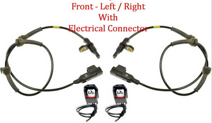 2 x  ABS Wheel Speed Sensor W/Connector Front L/R Range Rover Evoque Discovery