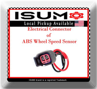 ABS Wheel Speed Sensor With Connector Rear L/R Fits Buick Chevrolet GMC Saturn