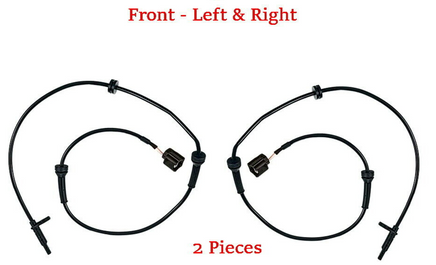 4x ABS Wheel Speed Sensor & Connector Front Rear L/R Fits: JX35 QX Pathfinder